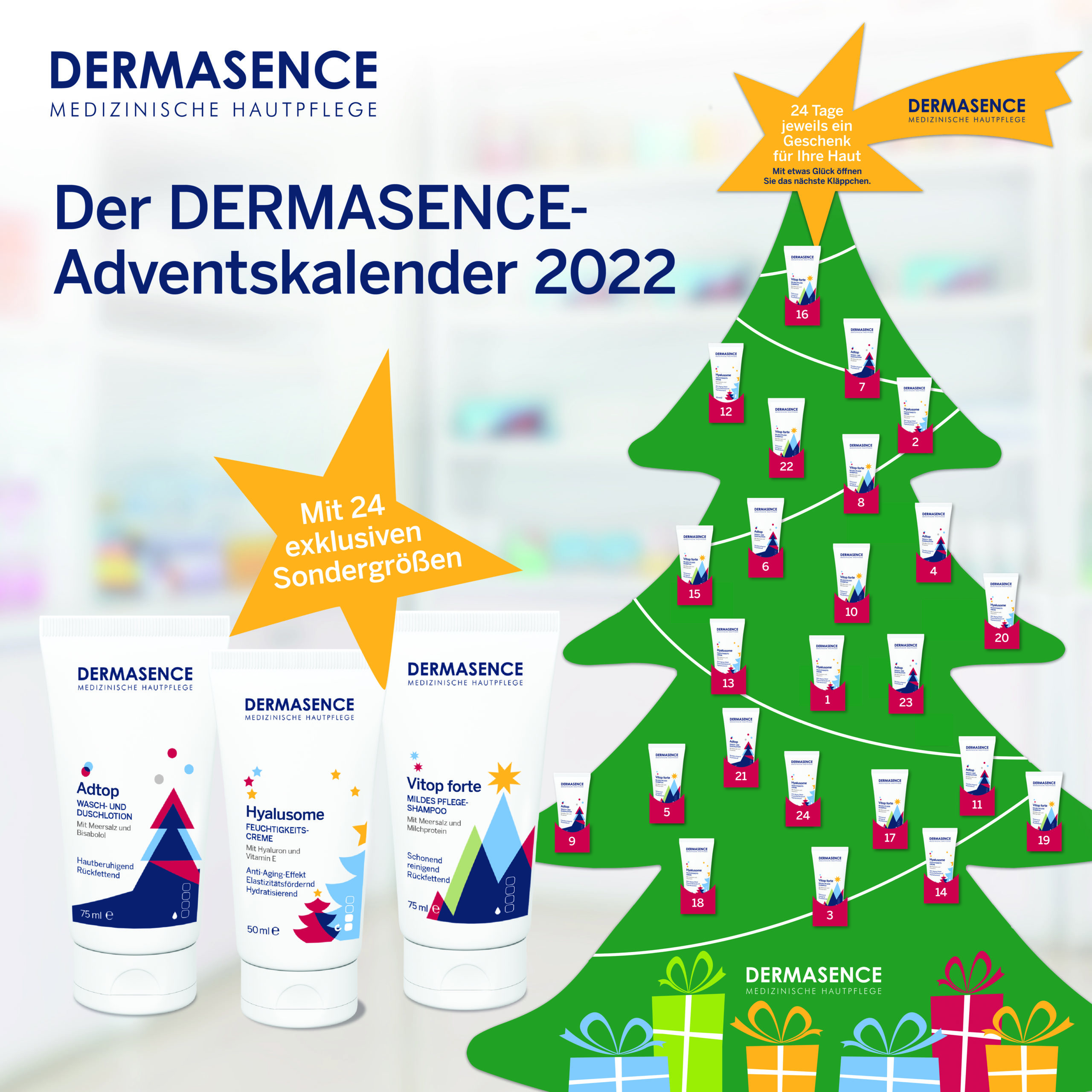 DERMASENCE_Weihnachten 2022 Königs-Apotheke Münster DERMASENCE_Weihnachten 2022 Königs-Apotheke Münster